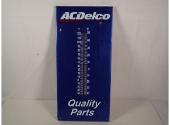 AC Delco Metal Advertising Thermometer