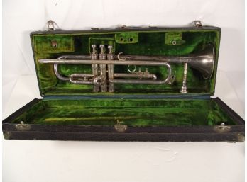 Frank Holton Elkhorn Trumpet With Case