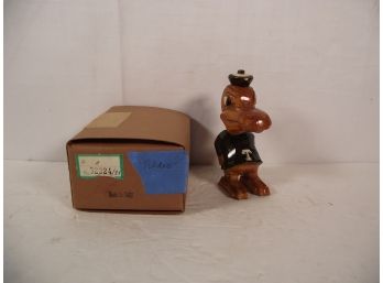 Vintage Anri Tulane University Wooden Mascot