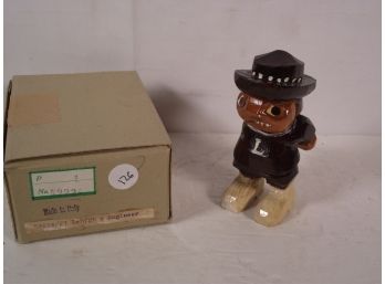 Vintage Anri Lehigh Engineer Wood Mascot