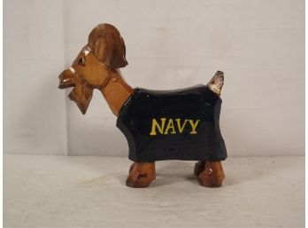 Vintage Anri Navy Wooden Mascot