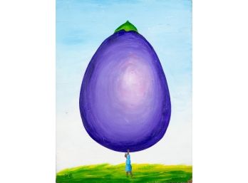 Giant Eggplant Painting