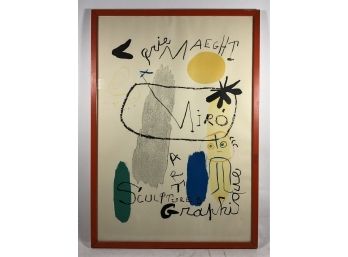 Signed Joan Miro Print