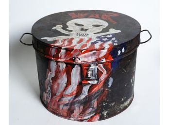 David McClain Painted Metal Pop Art Bucket