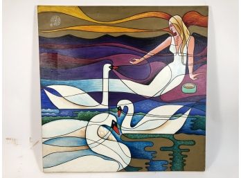 Woman With Swans