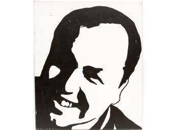 Stencil Art Man's Face