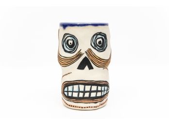 Art Pottery Skeleton Mug