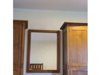 Stickley Matching Wooden Frame Wall Mirror
