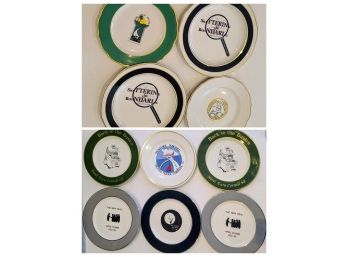 Collection Of 10 Special Edition Plates From Syracuse China's Cornell Ezra Hotel