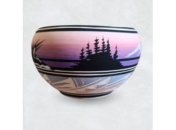 Navajo/Native American Pottery-signed Sage Dineh