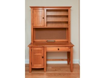 Traditional Style Children's Desk With Hutch With Matching Dresser Sold Separately