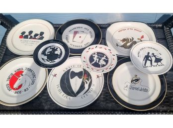 Syracuse China Collector Plates Set Of 8-Variety