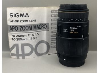 Sigma APO Zoom Macro AF MF Zoom Lens