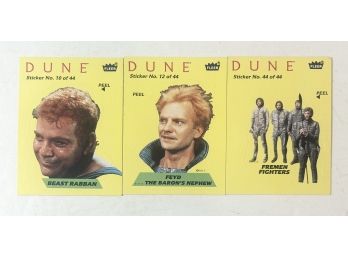 1984 Dune Sticker Cards