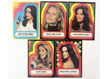 Lot Of 1977 Charlies Angels Sticker Cards