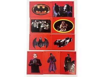 Lot Of 1989 Batman & Joker Sticker Cards