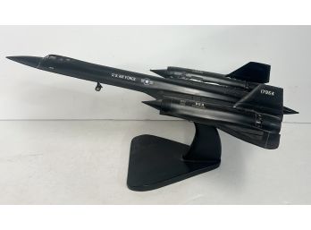 Plastic Black Air Force Model Plane