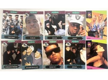 Lot Of 1991 MTV Proset Yo Raps & Super Stars Music Cards