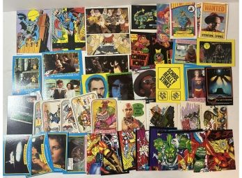 Lot Of 1970s 80s & 90s Trading Cards And Stickers