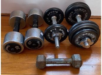 Assortment Of Workout Weights