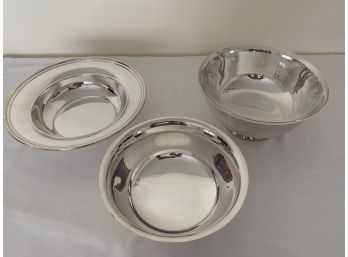 Reed & Barton And Cheshire Silver Plate Bowls