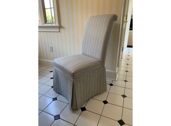Striped Parsons Side Chair