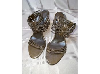 Gucci High Heel Open Toe Sandal Size 6.5B