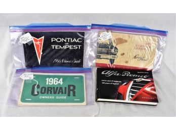 Classic Car Owners Manuals And Books Lot 1