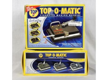 Two Top-O-Matic Cigarette Making Machines