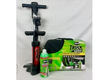 Slime Truck Spair Emergency Flat Tire Repair And Bicycle Pumps