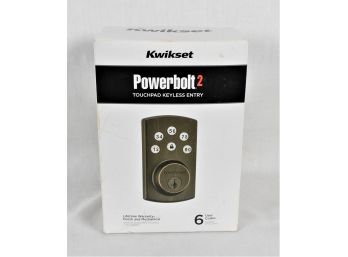 Kwikset Powerbolt 2 Touchpad Keyless Entry