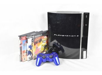 PlayStation 3 80G Console With Accessories Lot 1