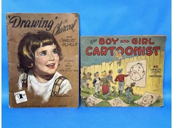 Vintage Cartooning & Drawing Books