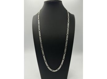 Wonderful Sterling Silver Figaro Chain Necklace