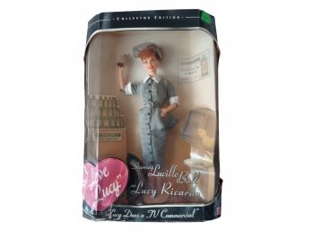 NIB Barbie Collector Edition I LOVE LUCY Lucy Does A TV Commercial Episode 30