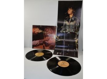 John Denver - An Evening With John Denver Double Album Set With Poster On Dynaflex Records