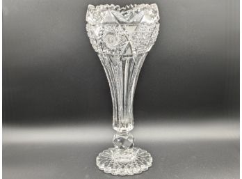 Brilliant  Cut Glass  Vase