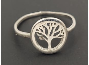 VINTAGE STERLING SILVER TREE OF LIFE RING