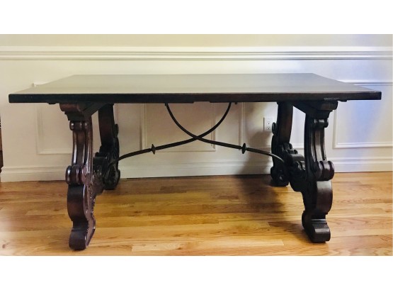 Fantastic Solid Wood Dining Table With Two Leaves