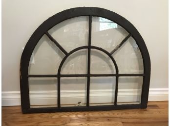 Painted Curved Window Pane