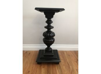 Black Painted Pedestal