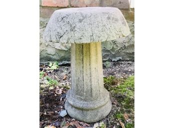 Unique Vintage Weathered Pedestal