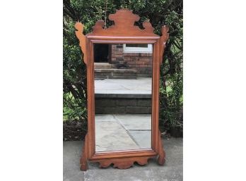 Antique Style Maple Wall Mirror