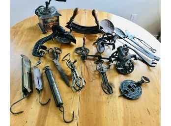 Early Kitchen Tool And Vintage Accessories