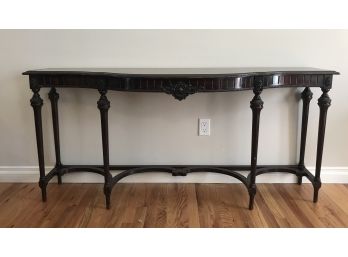Dark Stained Console Table