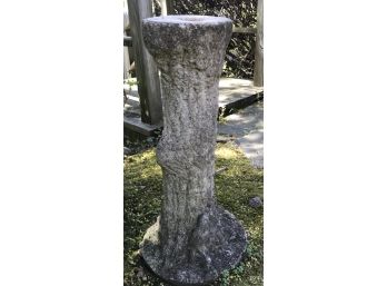 Vintage Cast Cement Pedestal