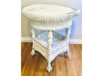 Vintage Wicker Center Table