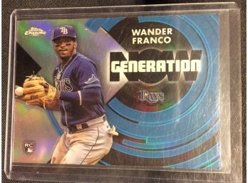 2022 Topps Chrome Wander Franco Generation Now Rookie Insert Card - K