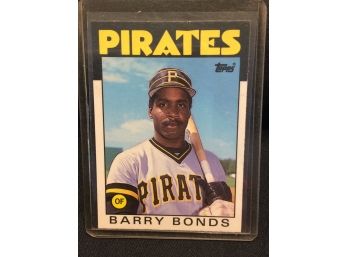 1986 Topps Traded Barry Bonds Rookie Card - M
