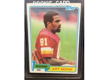 1981 Topps Art Monk Rookie Card - M